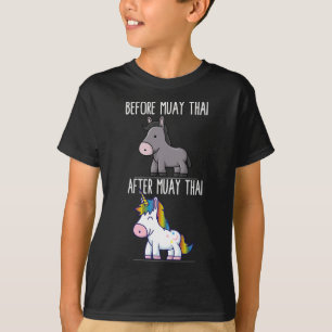 Vor Muay Thai Unicorn Kämpfen Boxing T-Shirt