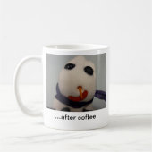 Vor oder nach Kaffee-Tasse Kaffeetasse (Links)