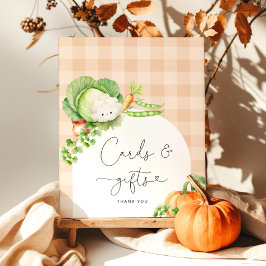 Vor Ort angebaute Herbstgemüse - Karten und Gesche Poster