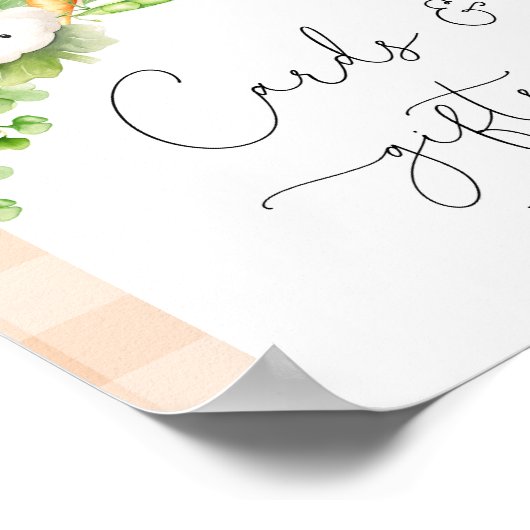 Vor Ort angebaute Herbstgemüse - Karten und Gesche Poster (Ecke)