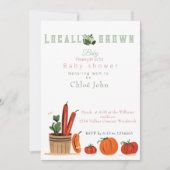 Vor Ort angelegte Babydusche Einladung (Vorderseite)