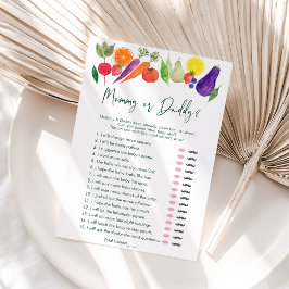 Vor Ort angelegtes Mami- oder Daddy Baby Shower Ga