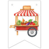 Vor Ort erbaut, Bauernmarkt-Babydusche Wimpelkette (Erste Fahne)