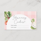 Vor Ort erwachsenes Baby wie viele Bonbons im Glas Begleitkarte (Vorderseite)