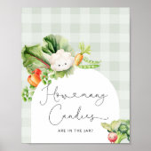 Vor Ort erwachsenes Baby wie viele Bonbons Poster (Vorne)