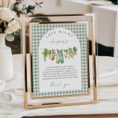 Vor Ort erwachsenes Spätabendspülung Baby Shower G Poster