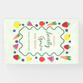 Vor Ort gebaute Baby-Dusche auf dem Bauernmarkt Banner (Horizontal)