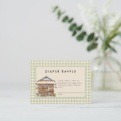 Vor Ort gebaute Baby-Dusche auf dem Bauernmarkt Begleitkarte (Stehend Vorderseite)