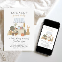 Vor Ort gebaute Baby-Dusche auf dem Bauernmarkt