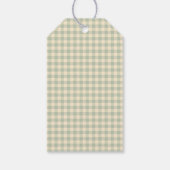 Vor Ort gebaute Baby-Dusche auf dem Bauernmarkt Geschenkanhänger (Rückseite)