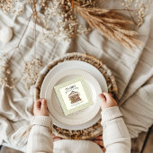 Vor Ort gebaute Baby-Dusche auf dem Bauernmarkt Serviette