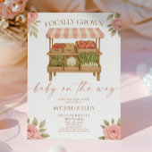 Vor Ort gebaute Baby Farmer's Market Babydusche Einladung