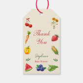 Vor Ort gebaute Babydusche Danke, dass Sie dafür s Geschenkanhänger (Rückseite)