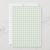 Vor Ort gebaute Babydusche Einladung (Rückseite)