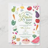 Vor Ort gebaute Babydusche Einladung (Vorderseite)