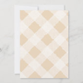 Vor Ort gebaute Babydusche Einladung (Rückseite)