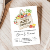 Vor Ort gebaute Babydusche Einladung