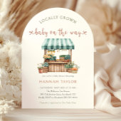 Vor Ort gebaute Babydusche Einladung