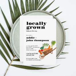 Vor Ort gebaute Babydusche | Einladung | Minimal