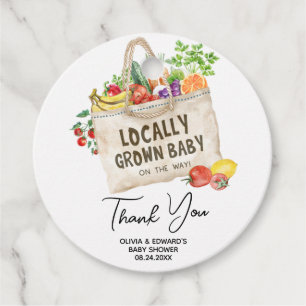 Vor Ort gebaute Babydusche Geschenkanhänger
