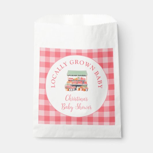 Vor Ort gebaute Babydusche Geschenktütchen (Vorderseite)