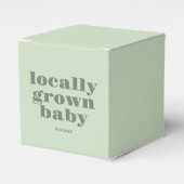 Vor Ort gebaute Babydusche | Modern, minimal & SAG Geschenkschachtel (Vorderseite)