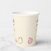 Vor Ort gebaute Babydusche Pappbecher (Rechts)