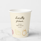 Vor Ort gebaute Babydusche Pappbecher (Vorderseite)