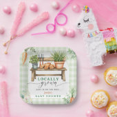 Vor Ort gebaute Babydusche Pappteller (Party)