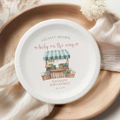 Vor Ort gebaute Babydusche Pappteller