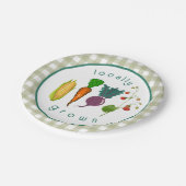 Vor Ort gebaute Babydusche Pappteller (Schrägansicht)