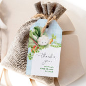 Vor Ort gewachsene Babydusche blau Danke Anhänger