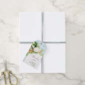 Vor Ort gewachsene Babydusche blau Danke Anhänger (Mit Garn)