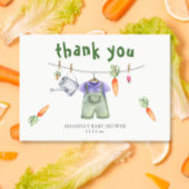 Vor Ort gewachsene Babydusche danke