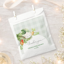 Vor Ort gewachsene Babydusche danke