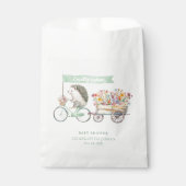 Vor Ort gezüchtete Babydusche - Minze Blume Geschenktütchen (Vorderseite)