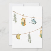 Vor Ort gezüchtete Bauern Kinderdusche Einladung (Rückseite)