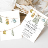 Vor Ort gezüchtete Bauern Kinderdusche Einladung