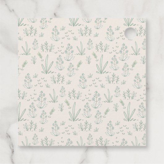 Vor Ort gezüchtete Golden Retriever Bloral Baby Sh Geschenkanhänger (Rückseite)