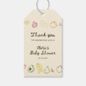 Vor Ort gezüchtete Kinderdusche Geschenkanhänger (Vorderseite)