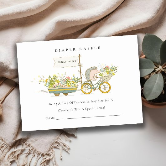 Vor Ort gezüchtete Windelwinddusche aus Igel Begleitkarte