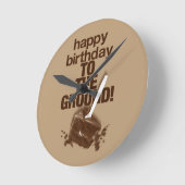 Vor Ort Runde Wanduhr (Winkel)