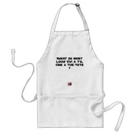 VOR SEINEM TOD HAT LOUIS XVI AN VEU-KOPF SCHÜRZE