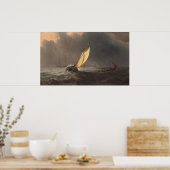 Vor Sturm - Willem van de Velde Fine Art Poster (Küche)