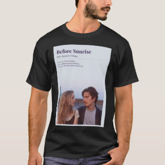 Vor Sunrise (1995) Richard Linklater Movie T-Shirt