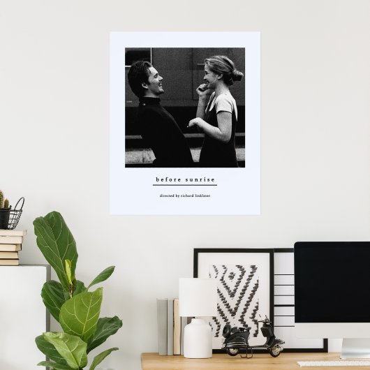 Vor Sunrise Sunset Midnight Richard Linklater J Poster (Heimbüro)