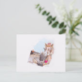 Vor und danach postkarte (Stehend Vorderseite)