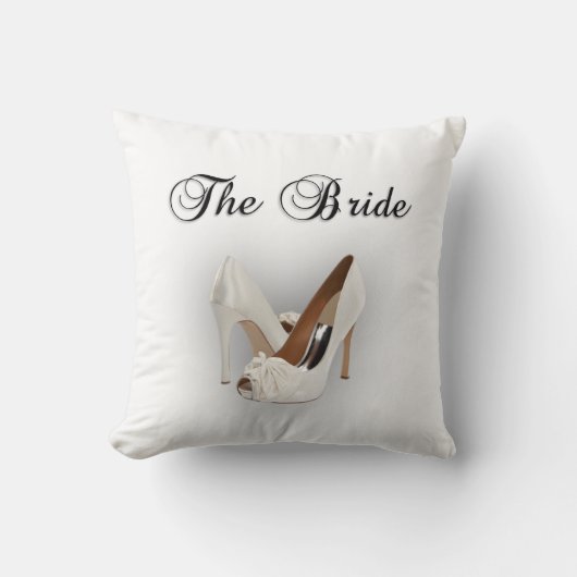 Vor und nach der Hochzeit Kissen (Vorderseite)