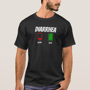 Vor und nach Durchfall Apparel T-Shirt