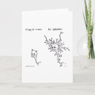 Vor und nach: Erster Schultag für den Abschluss Karte